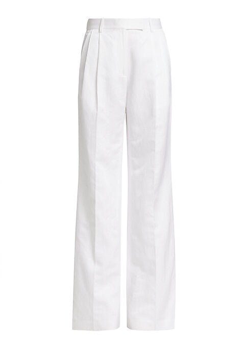 Chic Pleated Linen Pants