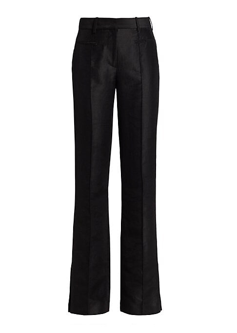 Chic Linen Bootcut Pants