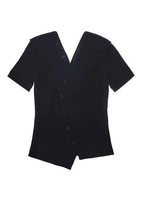 Twisted V-Neck Tee