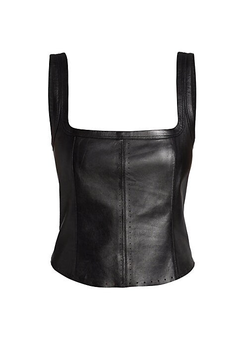 Luxe Leather Crop Top
