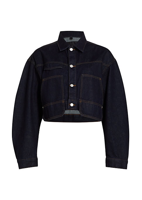 Chic Cropped Denim Jacket