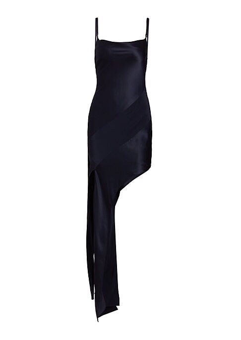 Elegant Slash Minidress
