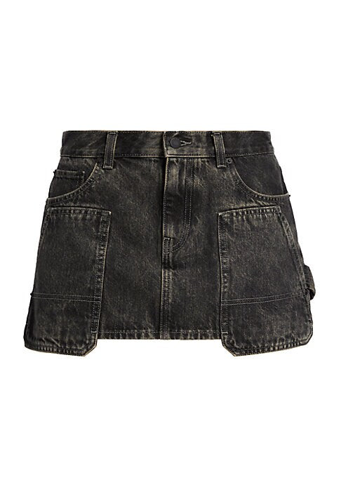 Denim Pocket Mini Skirt