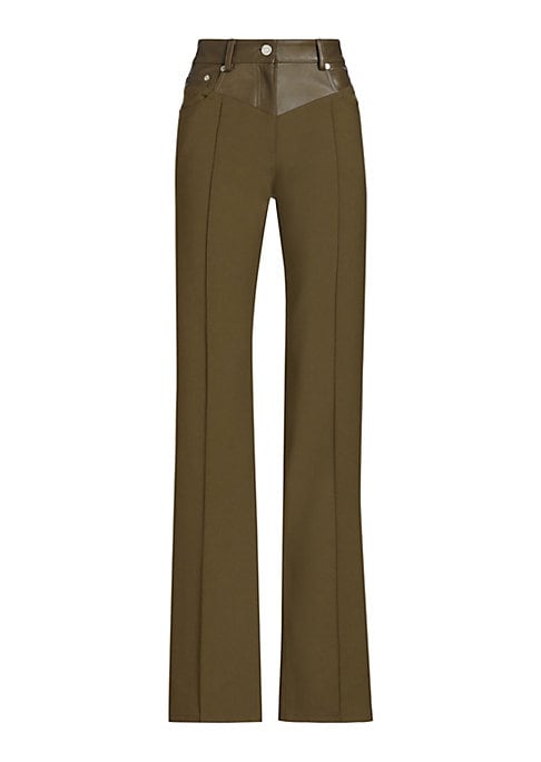 Chic Wool Straight Pants