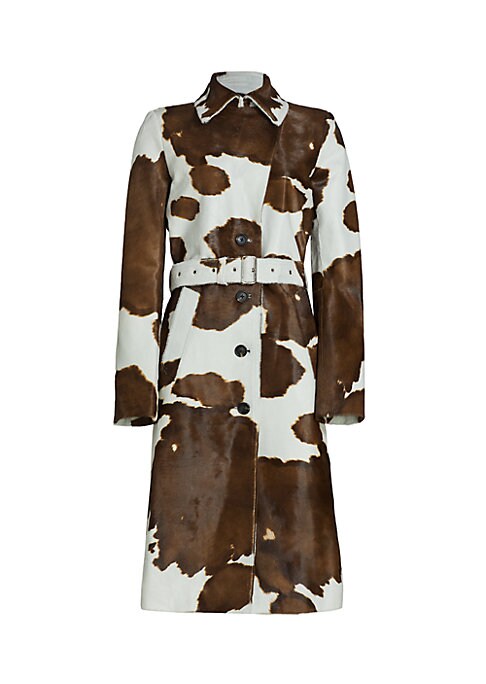 Chic Calf Hair Trench