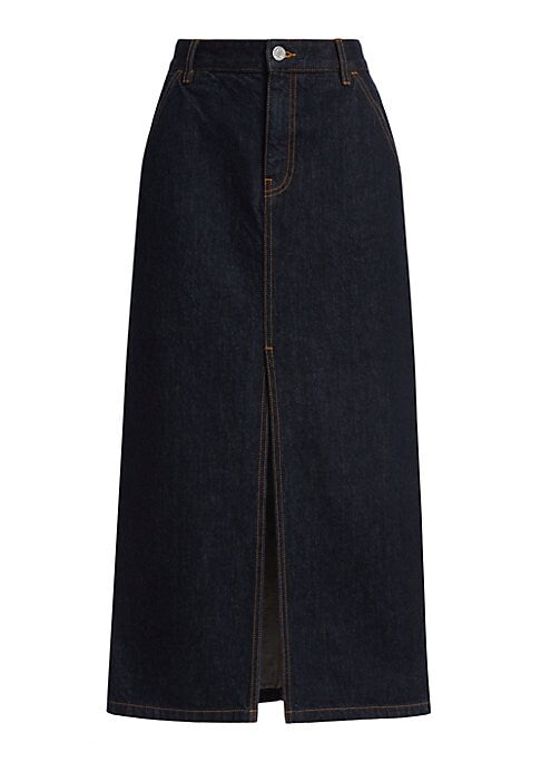 Chic Denim A-Line Skirt