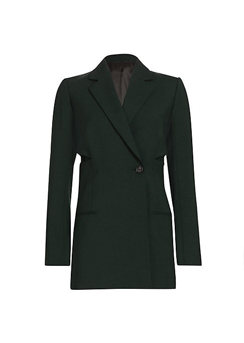 Cutout Double-Blazer Chic