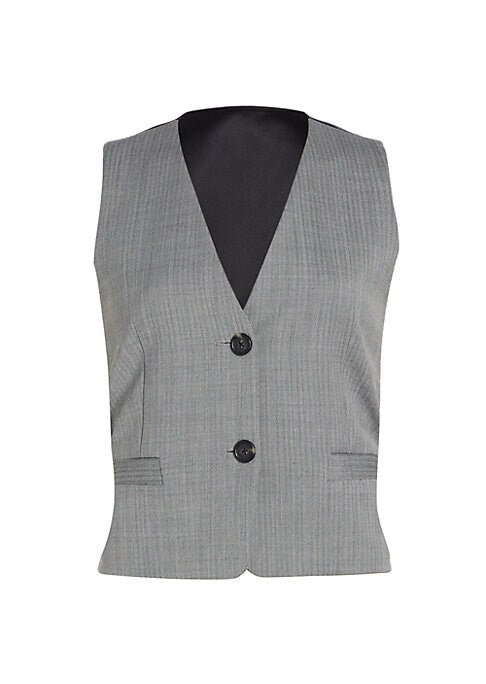 Herringbone Chic Vest