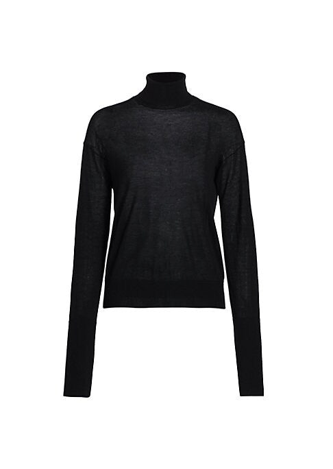 Chic Split Cuff Turtleneck