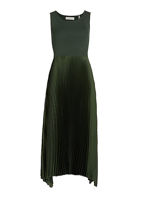 Elegant Pleated Midi Dress