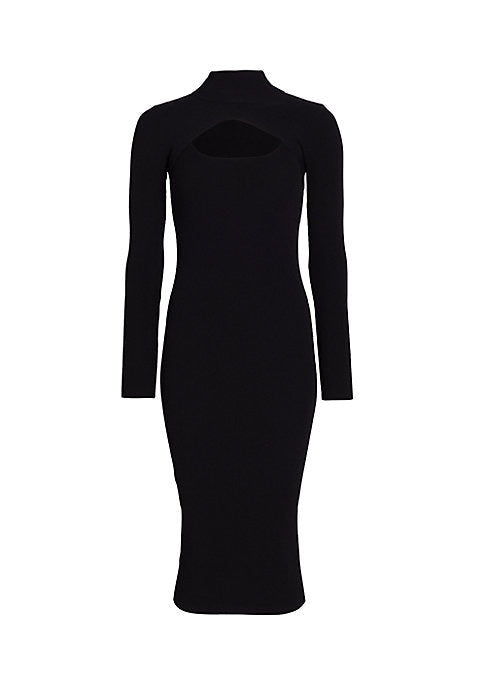 Chic Cut-Out Midi Dress