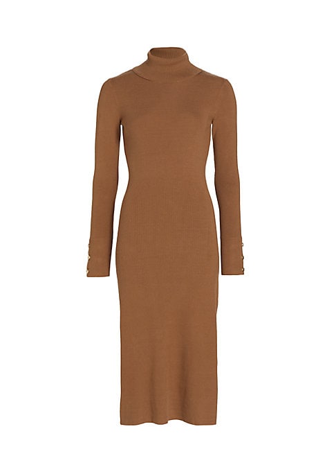 Chic Ribbed Midi Dress