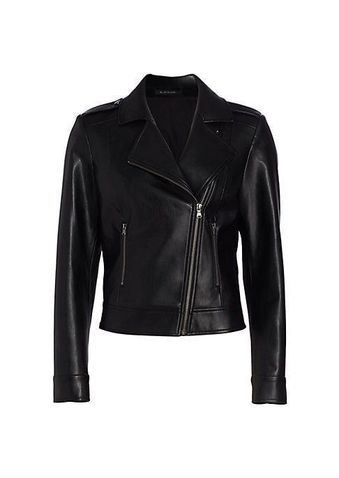 Edgy Faux Leather Jacket