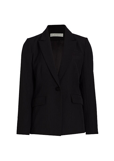 Sleek One-Button Blazer