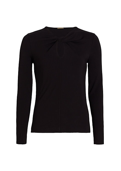 Keyhole Elegance Top