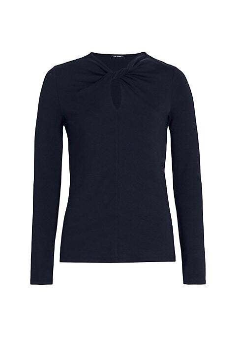 Keyhole Elegance Top