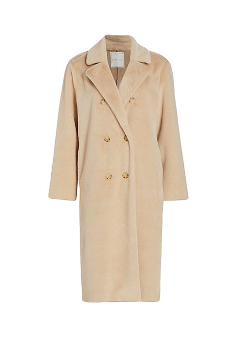 Chic Faux Fur Layering Coat