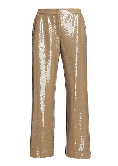 Shimmering Wide-Leg Elegance