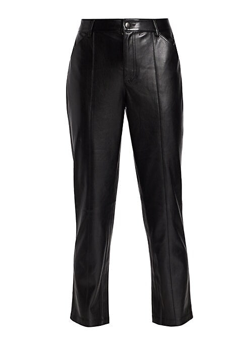 Chic Cropped Vegan Trousers
