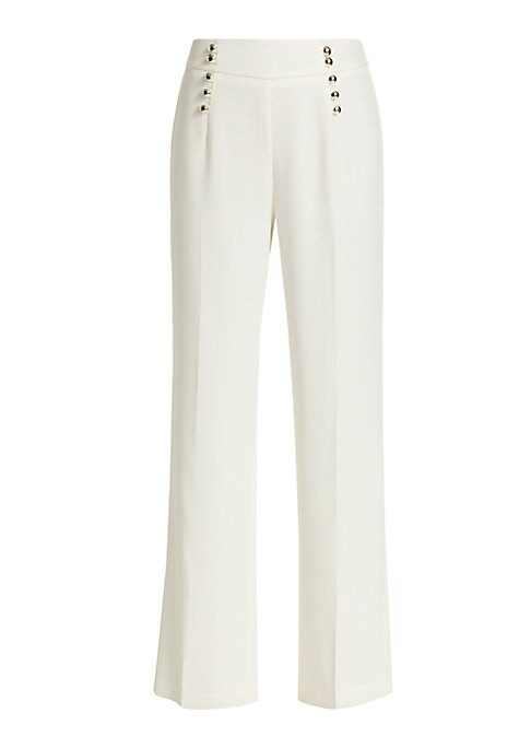 Chic Button-Detail Trousers