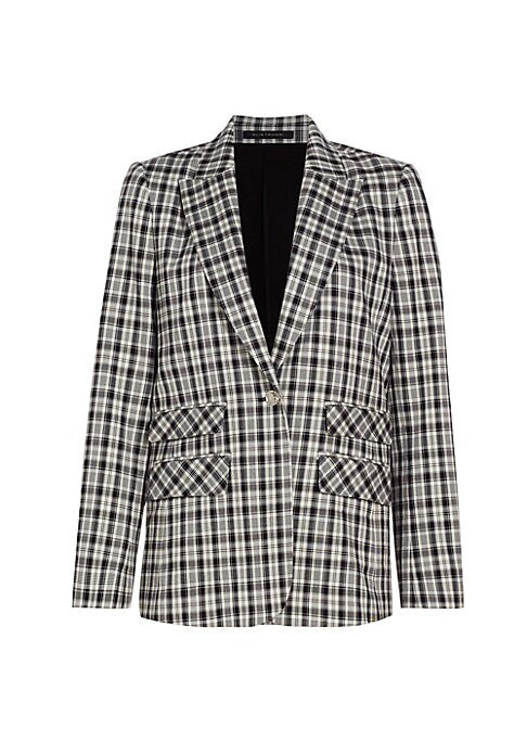 Checked Chic Blazer
