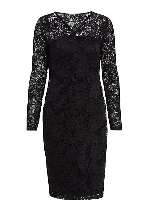 Lace Chic Twist Dress