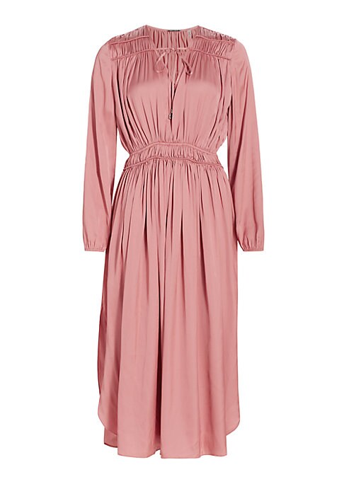 Chic Shirred Maxi Dress