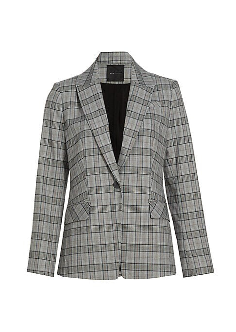 Plaid Chic Blazer