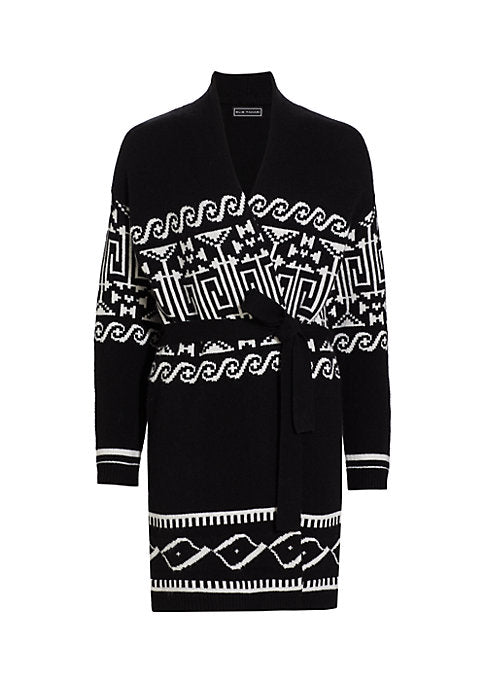 Cozy Print Cardigan