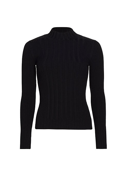 Chic Ribbed Turtleneck Sweater