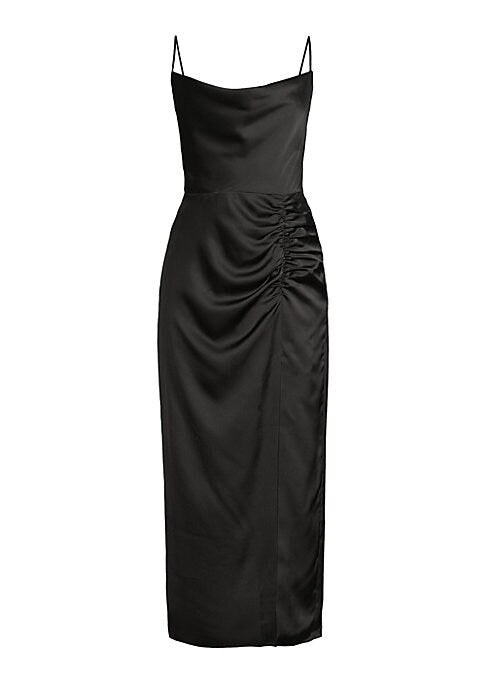 Satin Ruched Slipdress