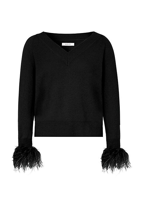 Feathered Elegance Sweater