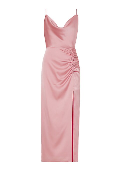 Regal Satin Slip Dress