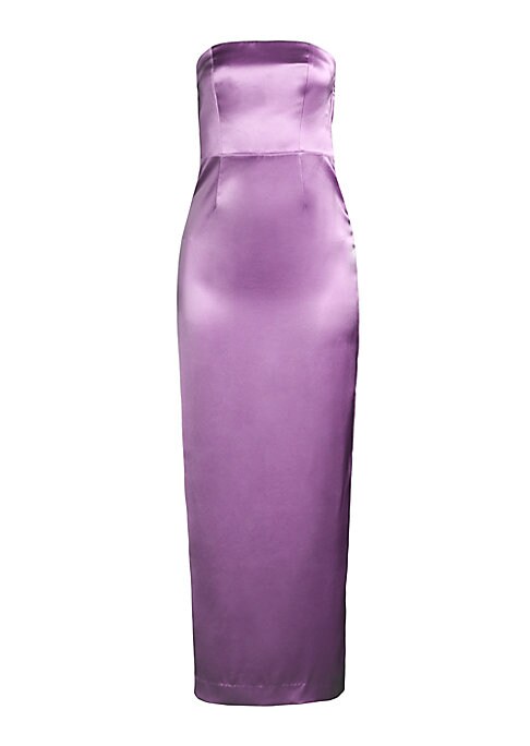 Satin Column Evening Dress