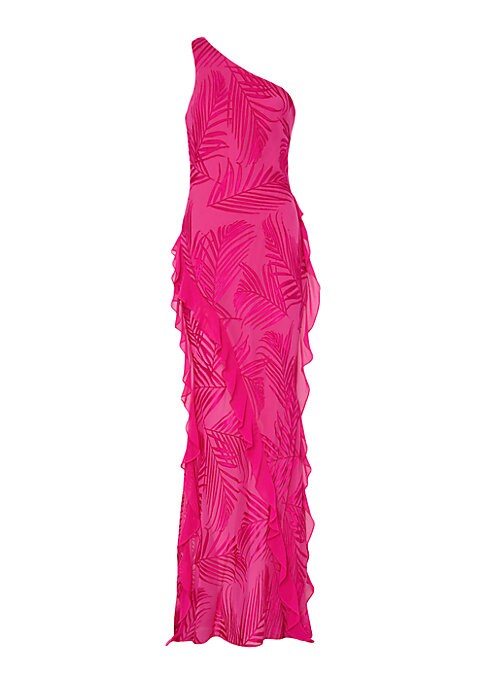 Tropical Ruffle Dress