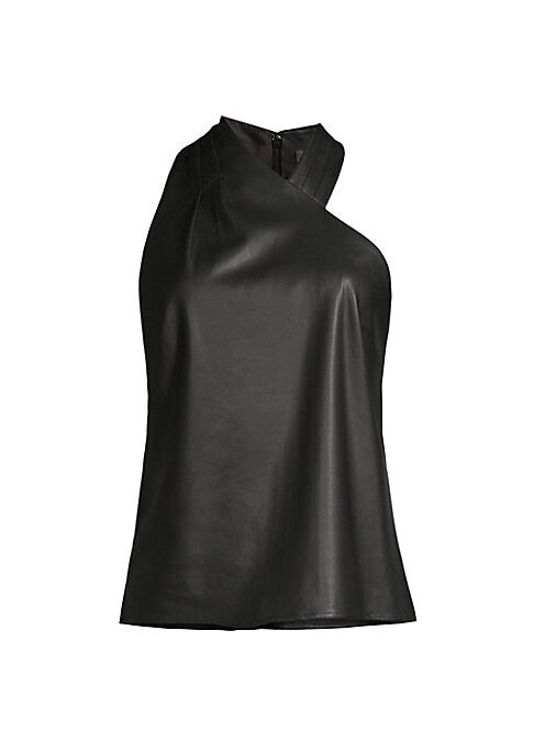 Chic Vegan Leather Top