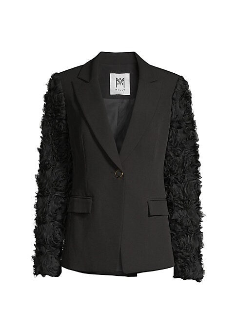 Textured Rose Blazer