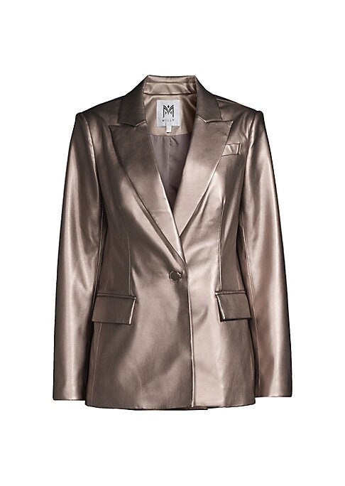 Glam Faux Leather Jacket