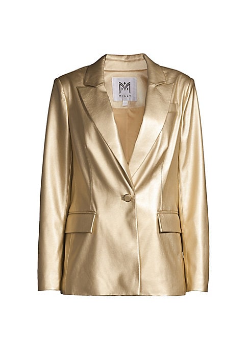 Glam Faux Leather Jacket