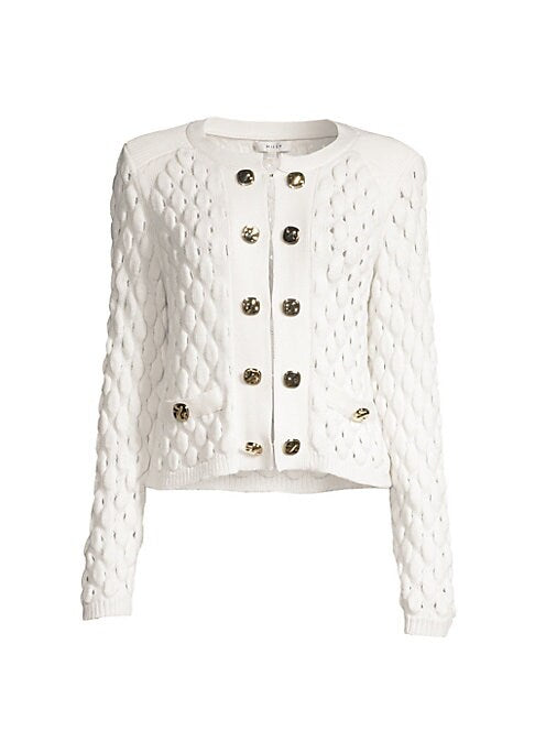 Textured Wool Cardigan