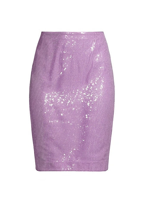 Sparkling Sequin Pencil Skirt