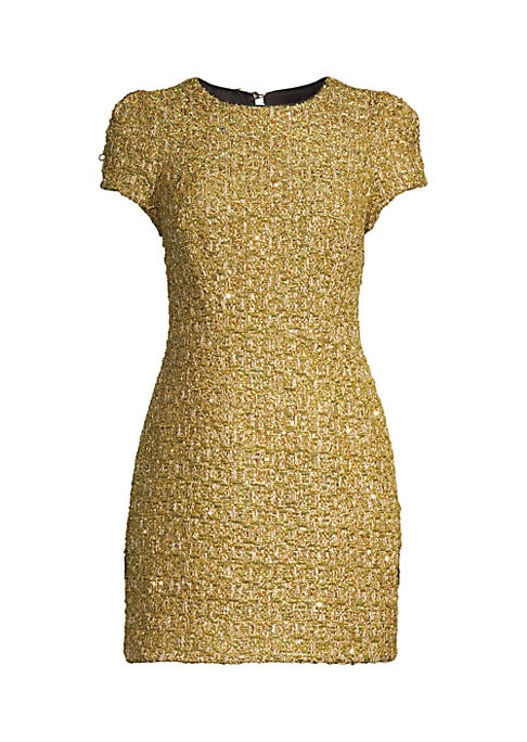 Glistening Sheath Minidress