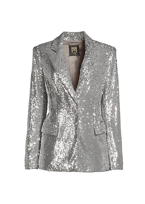 Shimmering Sequin Blazer