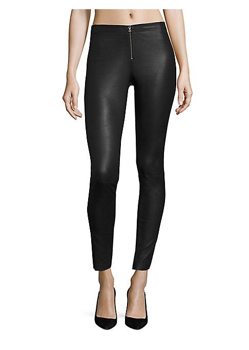 Zip Front Luxe Leggings