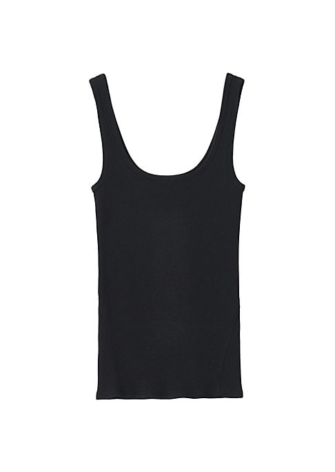 Ribbed Stretch Tank Top