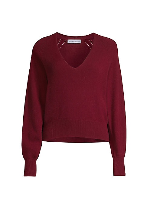 Luxe Cashmere V-Neck Top