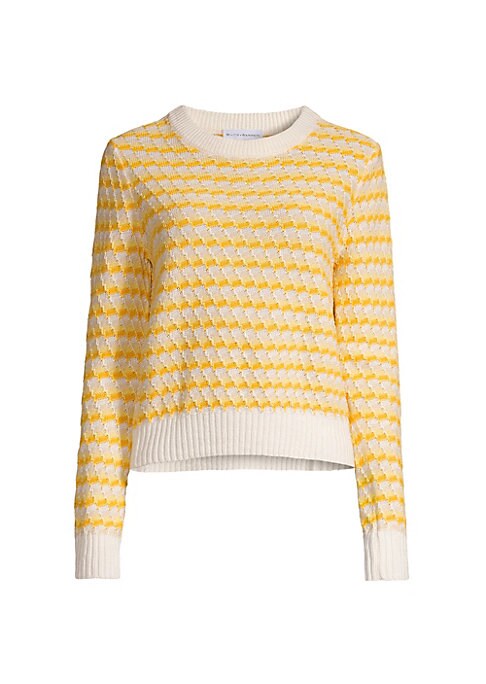 Textured Linen Crew Sweater