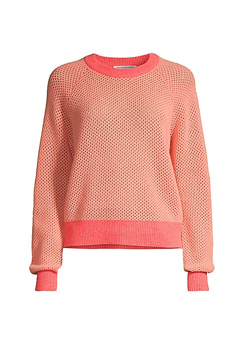Open-Frame Cashmere Sweater