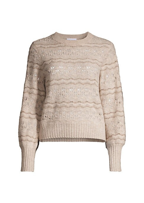 Luxe Lace Knit Sweater