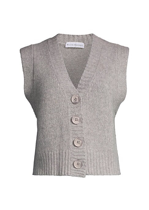 Luxury Cashmere Button Vest